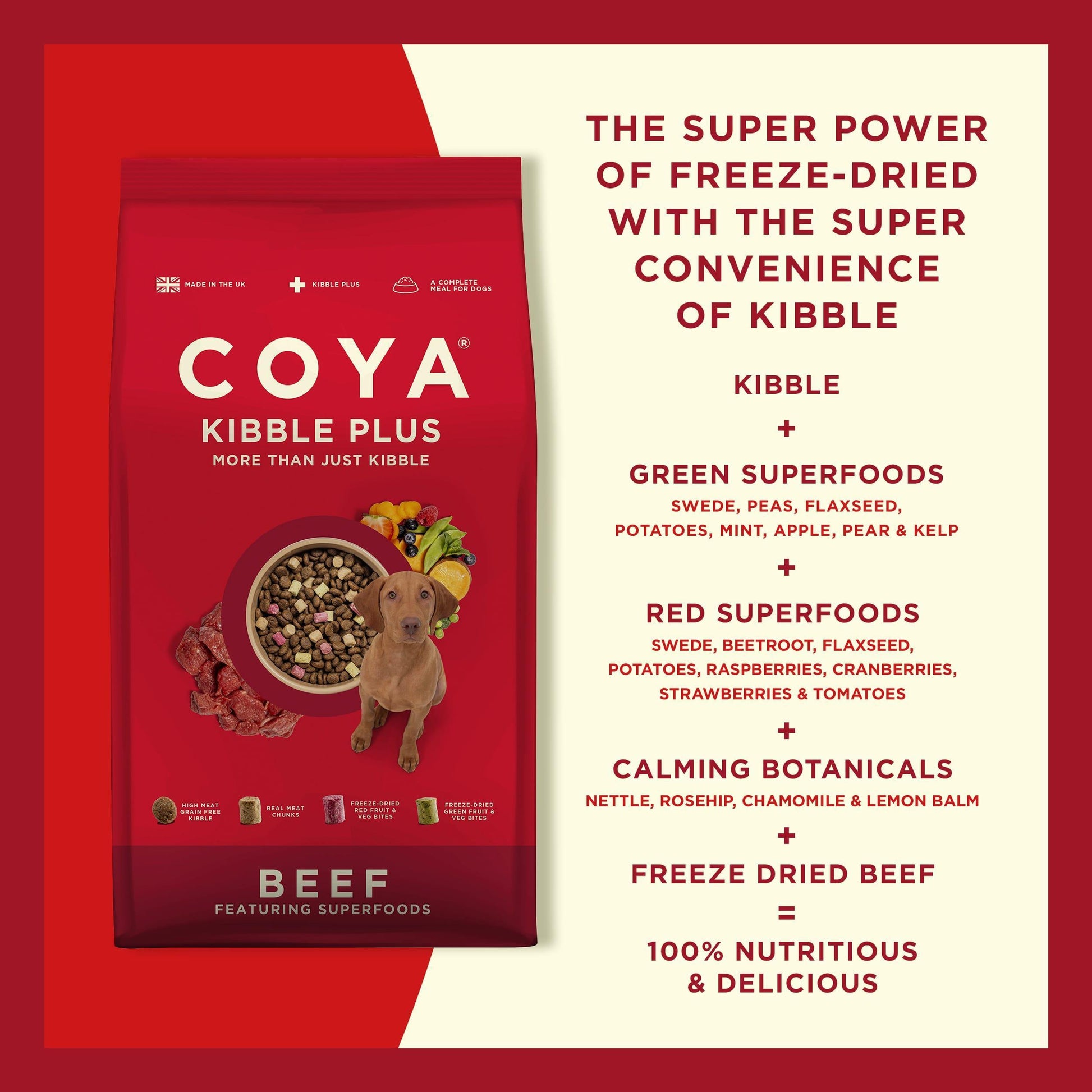 Coya Kibble Plus - Beef - COYA