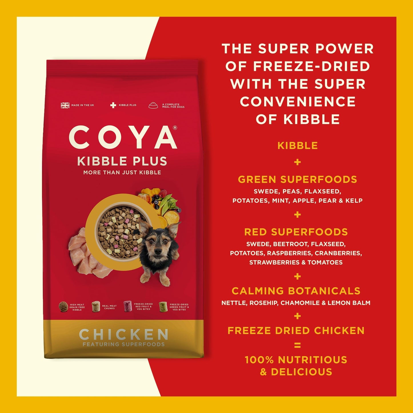 Coya Kibble Plus - Chicken - COYA