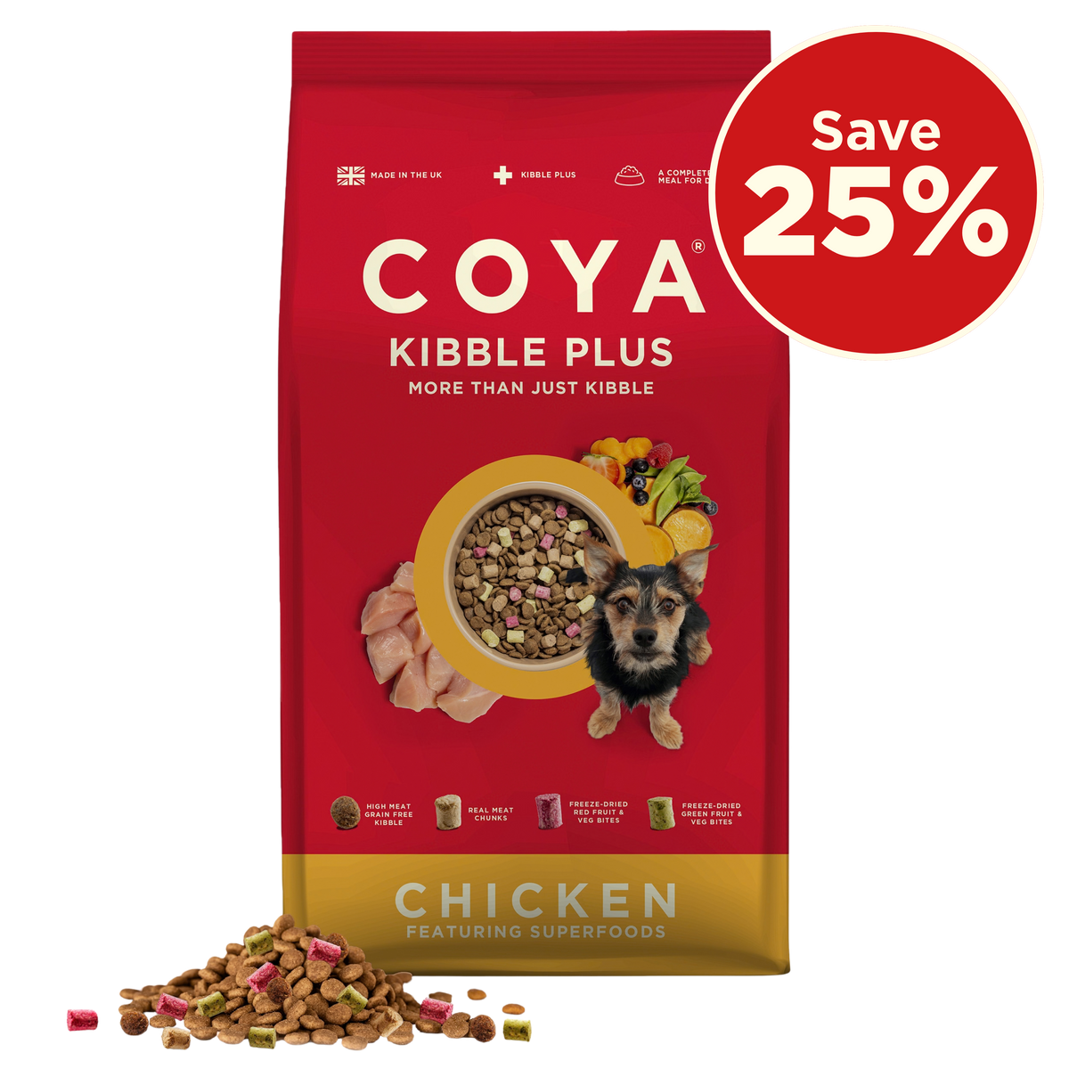 COYA Chicken Adult Kibble Plus