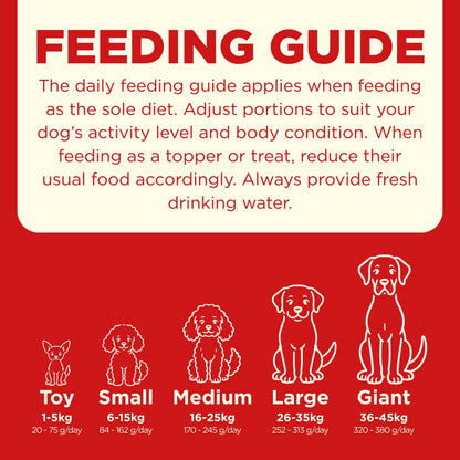 COYA Beef Freeze-Dried Food Feeding Guide