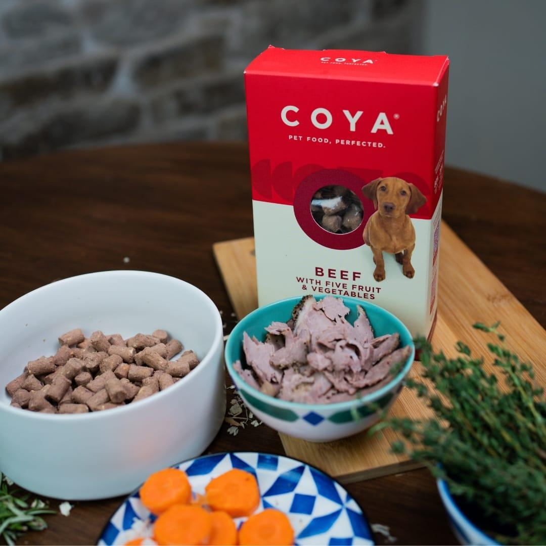 COYA Beef Freeze-Dried Food Ingredients in a Kitchen
