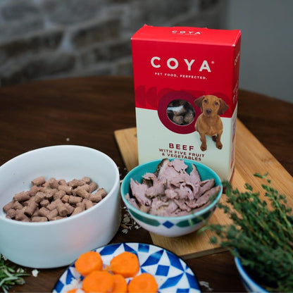 COYA Beef Freeze-Dried Food Ingredients in a Kitchen