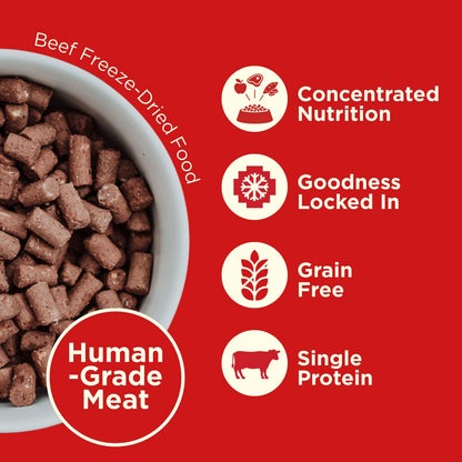COYA Beef Freeze Dried Food Functional Benefits