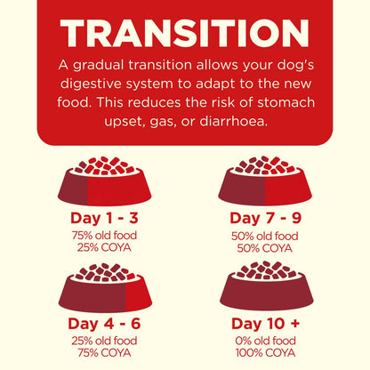 COYA Beef Freeze-Dried Food Transition Guide