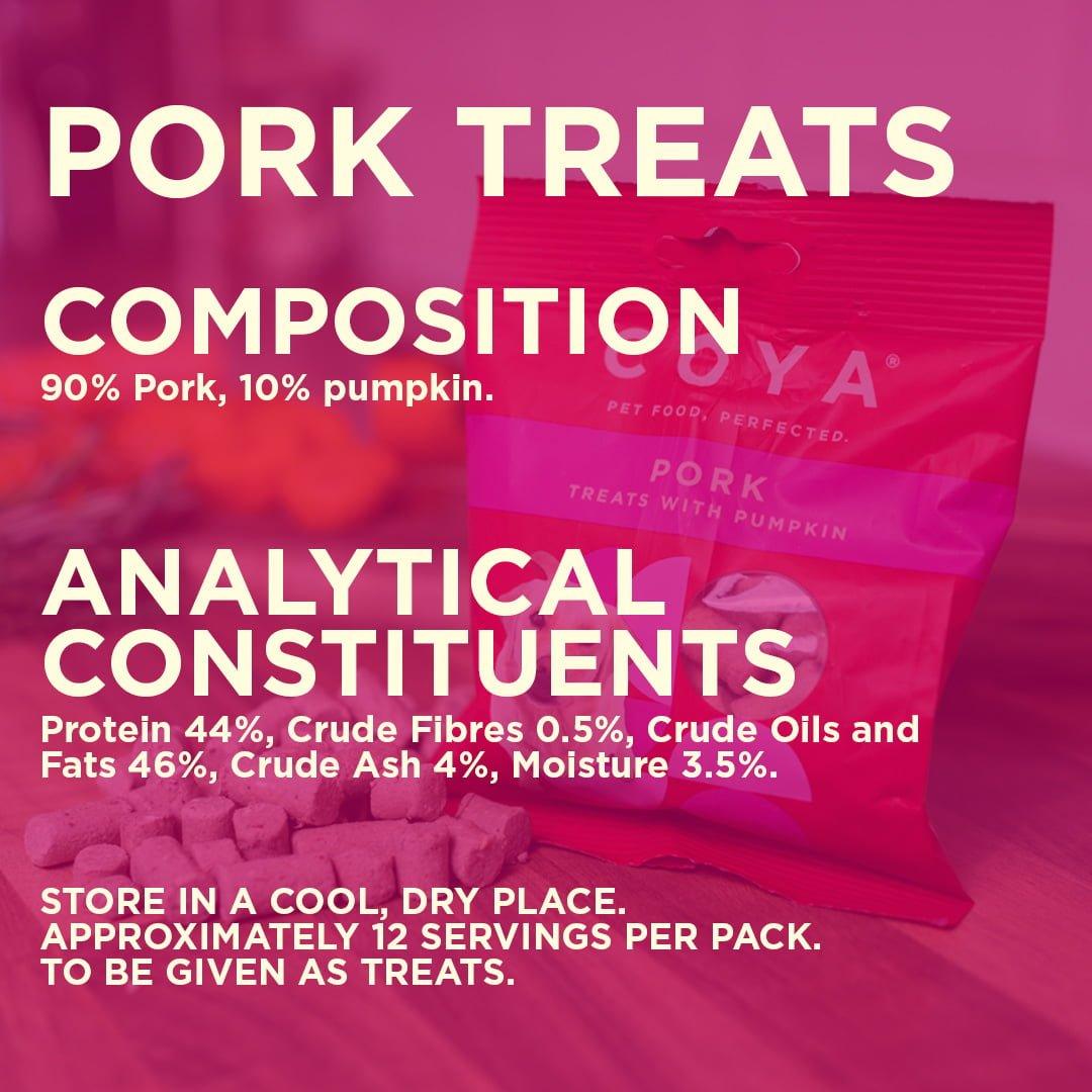 Coya Adult Dog Treats - Pork - COYA